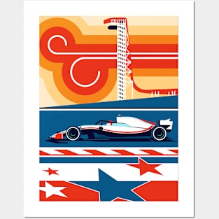 Formula Race Car in Austin Posters and Art